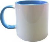 Caneca Alça e Interior Azul