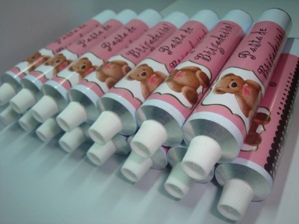 10 Bisnagas de Brigadeiro Personalizada - Sem Recheio