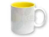 Caneca de Porcelana - Interior Amarelo